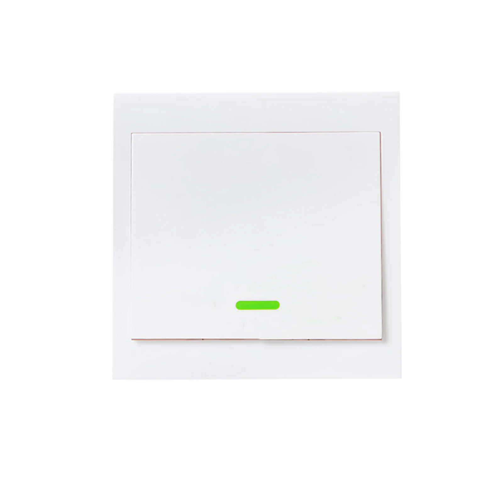 Interruptor de luz de pared con botón pulsador, mando a distancia, 1 entrada, 86 tipos, Panel de interruptor de encendido/apagado, transmisor de Control remoto inalámbrico RF de 433MHz