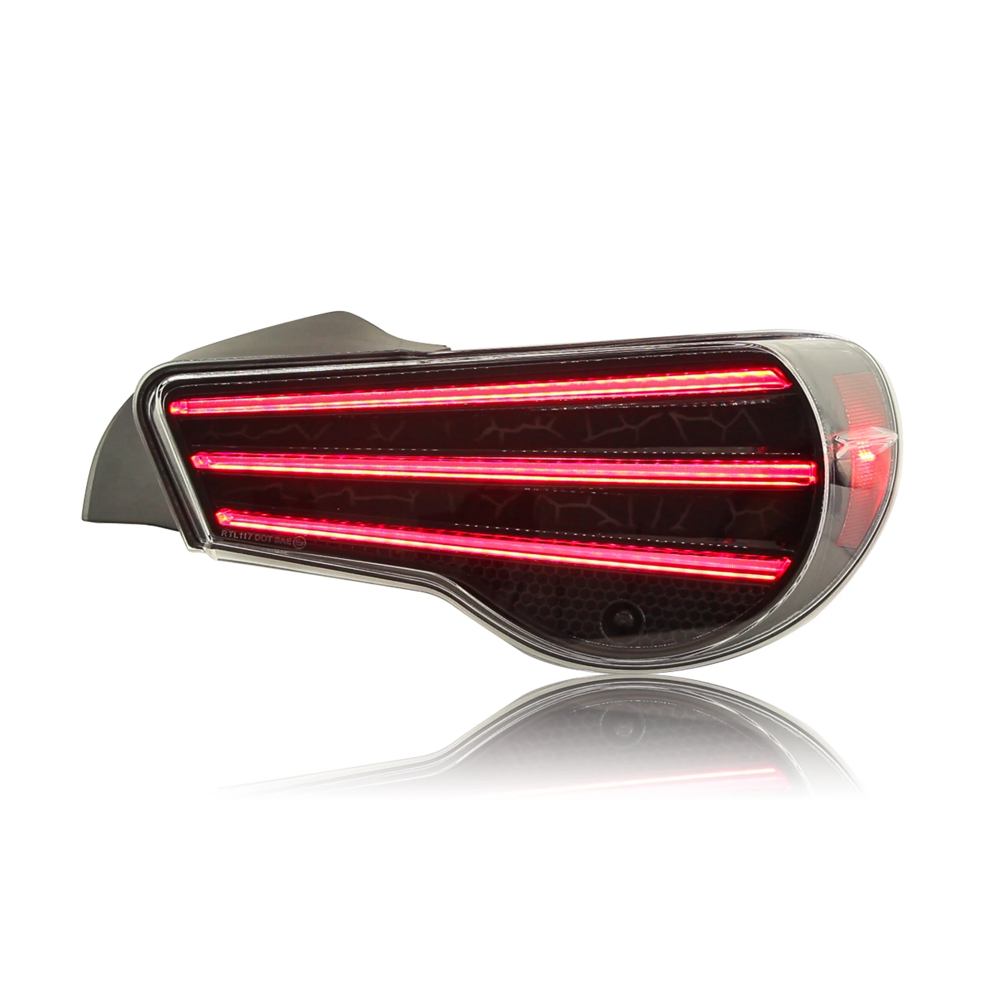 Car Tail Lamps Assembly For 86 GT86 Subaru BRZ 2012-2020 Upgrade LED Dragon Scale Design Auto Taillight Accessories