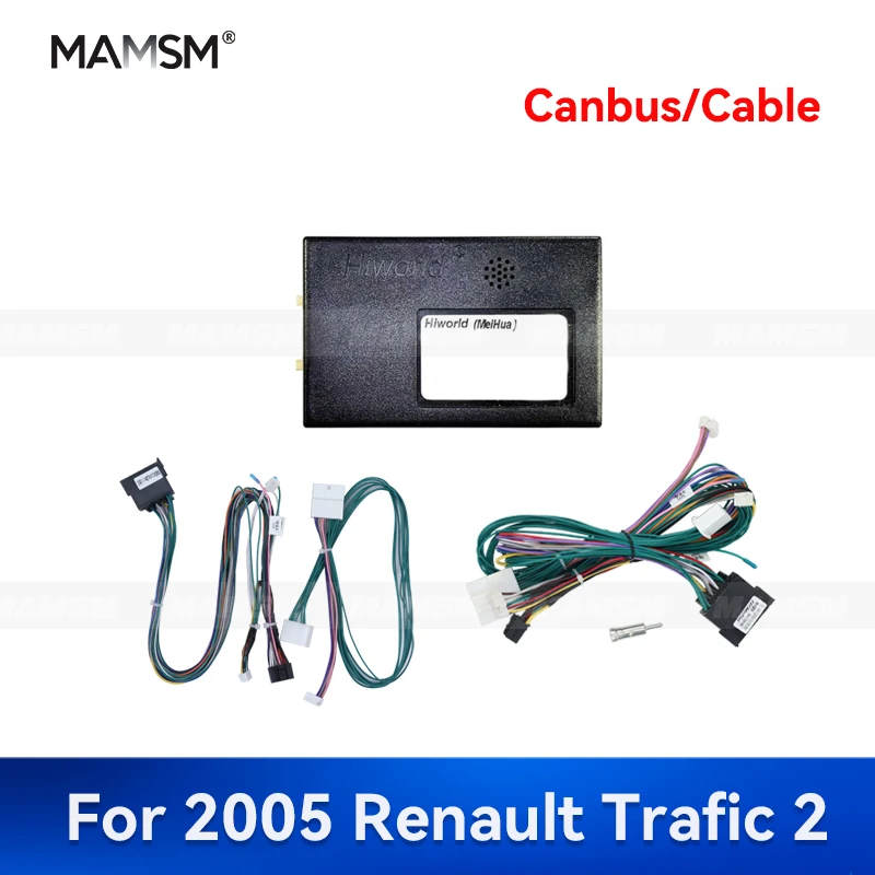MAMSM  For 2005 Renault Trafic 2 Android car wiring harness Canbus accessory set