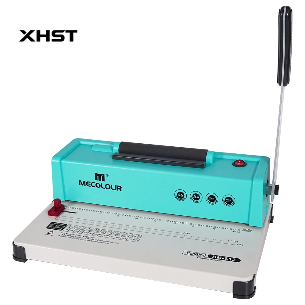 

46-Hole Single Coil Electric Paper Binder Machine for Office Book Binding Machine Price Direct From Factory