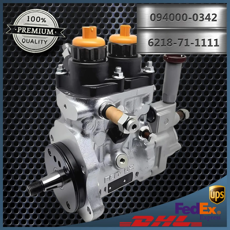 

Топливный насос Common Rail 094000-0342 0940000342 6218-71-1111 для двигателя экскаватора Komatsu PC750-6 D275A-5 SAA6D140E-3