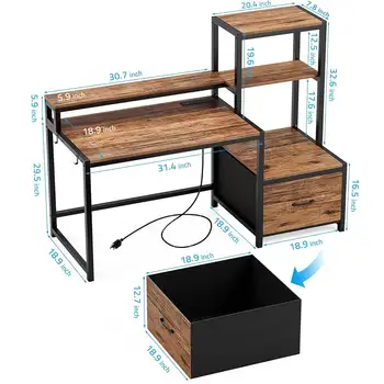 6 best sales meble do biurka komputerowego - №1