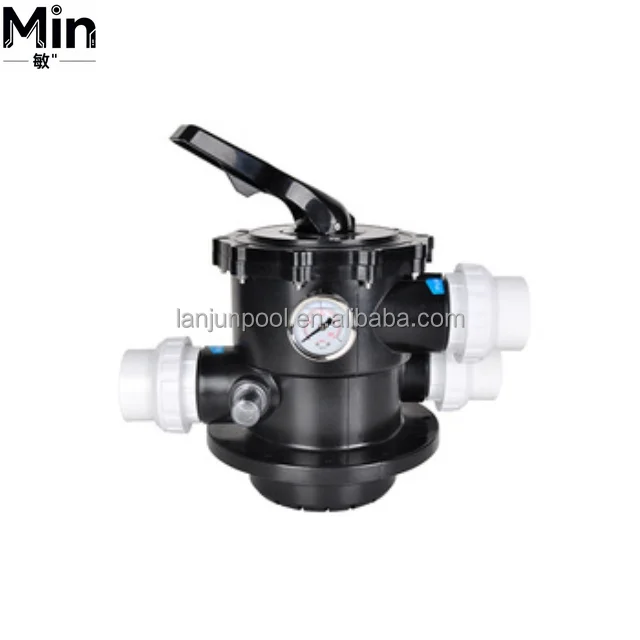 New Arrival White 6 Way Multiport Valve Sand Filter Control Valve For Swimming Pool Sand Filtration System