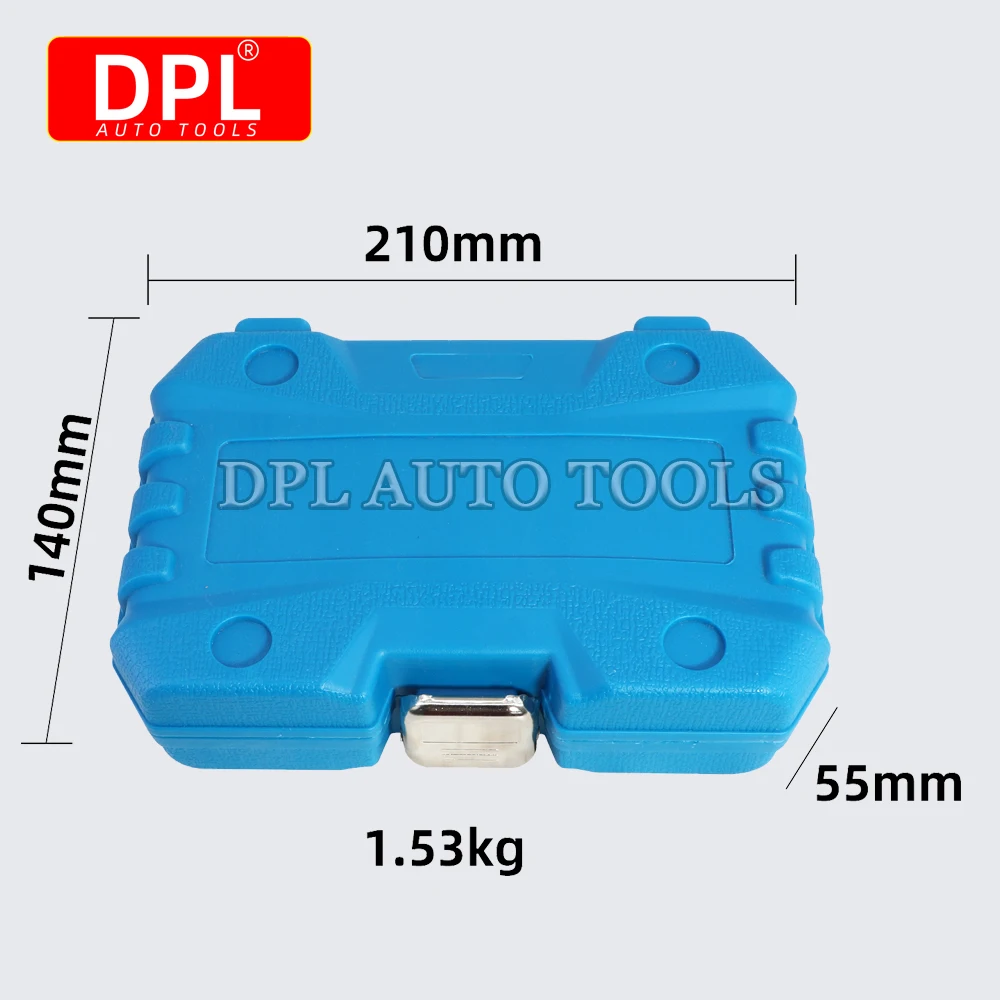 23-teiliges Radmuttern-Diebstahlschutz-Set mit Schraubenhülsen und Schlüssel für Volkswagen AUDI, 1/2 Zoll (12,7 mm) Steckschlüsseladapter – Detail 5