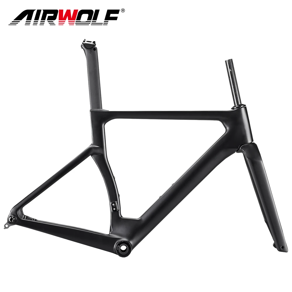 إطار دراجة طريق T1200 من ألياف - مراجعة Carbon Fiber Road Bike Frame Aero وسعره