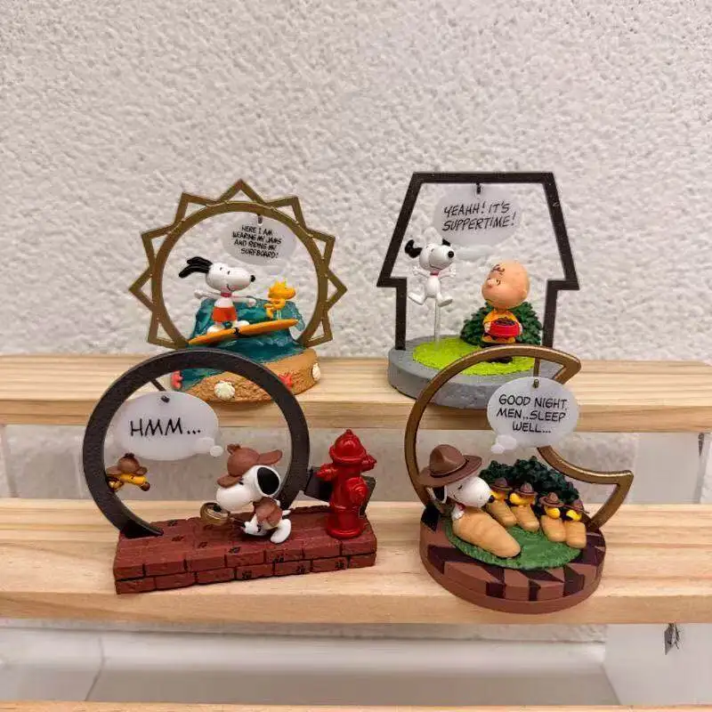 New Product In Stock White Puppy Picture Frame Blind Box Handmade Art Collection Style Miniature Scene Decoration Surprise Gift view 3