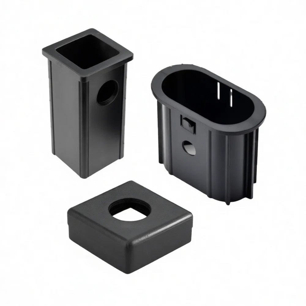 Universal Square Tube Reduction Adapter Insert Plastic Bushing For Fitness Workout Rack Equipment Spare Parts Tool