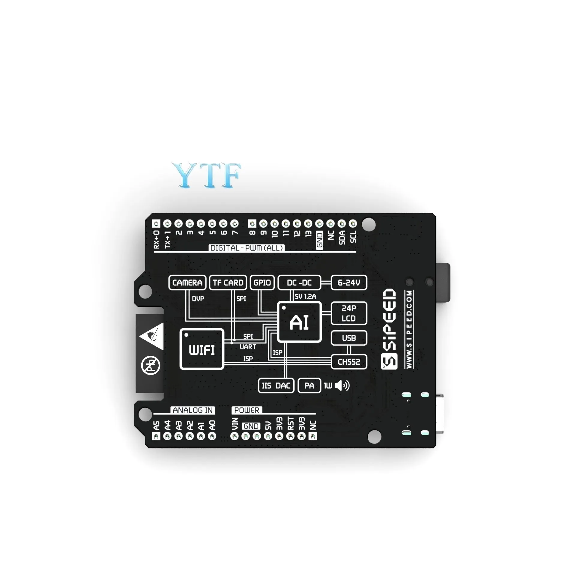 Sipeed Maixduino AI Development Board K210 RISC-V AI+lOT ESP32 Compatible With