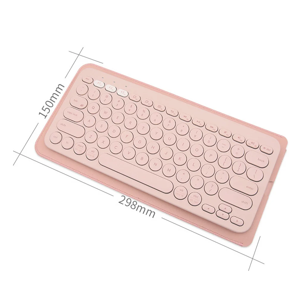 PU Keyboard Sleeve Premium Protective Case Compatible with K380 Durable Lightweight Portable Keyboard Holder Cover
