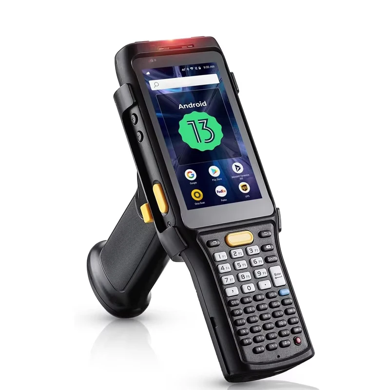 

Android PDA Zebra 4850 Long Range Scanner 4G RAM 64G ROM 47 Key Pistol Grip NFC 4G WIFI BT GPS Camera Chainway C61