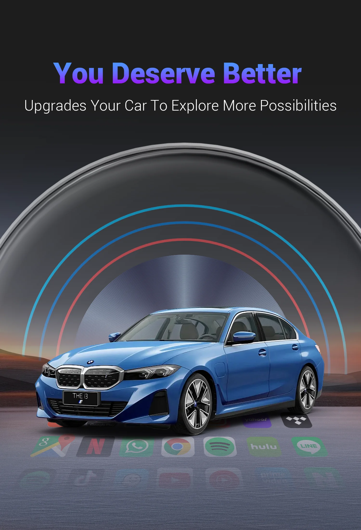OTTOCAST OttoAiBox I3 Kabelloses CarPlay Snapdragon 6125 Android 13 AI Box für Netflix für BMW ID6 ID7 ID8 ID9 Auto-Zubehör – Detail 5