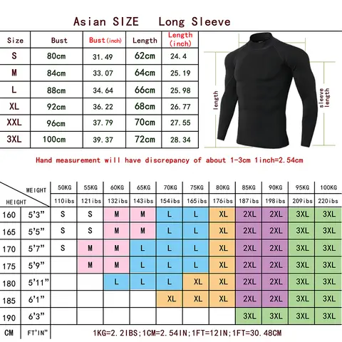 Herrtröja med polotröja, kompression, fitness och träning, långärmad, gotiska bokstäver och linjetryck, åtsittande kläder för löpning 8 best sales kompressionströja med polotröja - №3