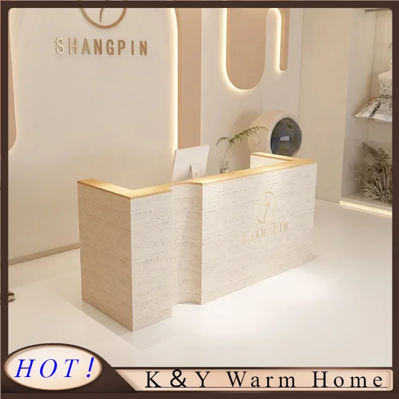 

Restaurant Reception Desk Office Accessories Cash Banco CustomizableCheckout Front Desk Lectern Empfangstheke Bar Furniture