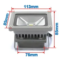 4pcs/pack DC 12V 10w High Power LED Outdoor IP65 Flood Wash Light Lamp IP68 Pure White Projection Lamp