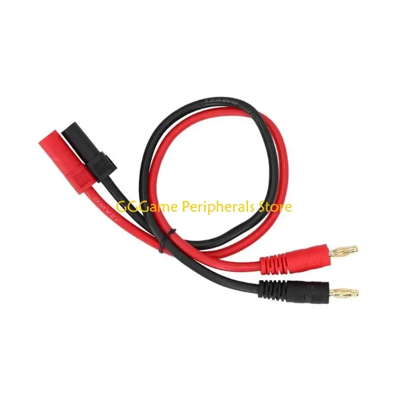 U55B Silicone Wire XT150 to 4.0mm Banana Plugs Charging Cable 12AWG for Battery Charging, Routine Testing Work, Portable Battery