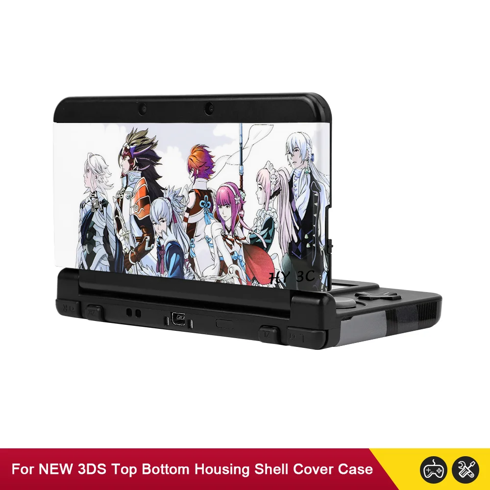غطاء غطاء غطاء غطاء أمامي خلفي بديل إصدار محدود ، 3DS جديد ، غلاف غلاف غلاف غلاف بطارية علوي وخلفي