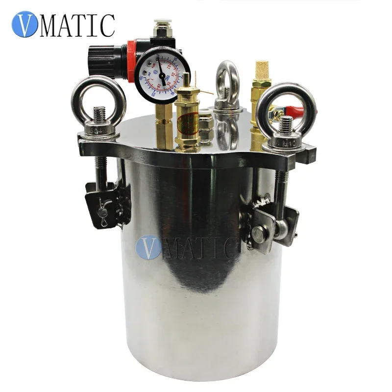 Free shipping Stainless Steel Air Pressure Tank Pressure Reservoir 10 L