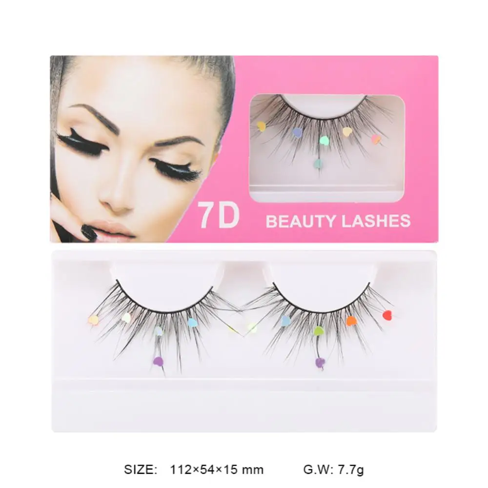 Fügen Sie einen Hauch von Sparkle 3D-Wimpern hinzu, langlebig, dick und dramatisch, perfekt für Bühnenauftritte, blumenförmig, handgefertigt