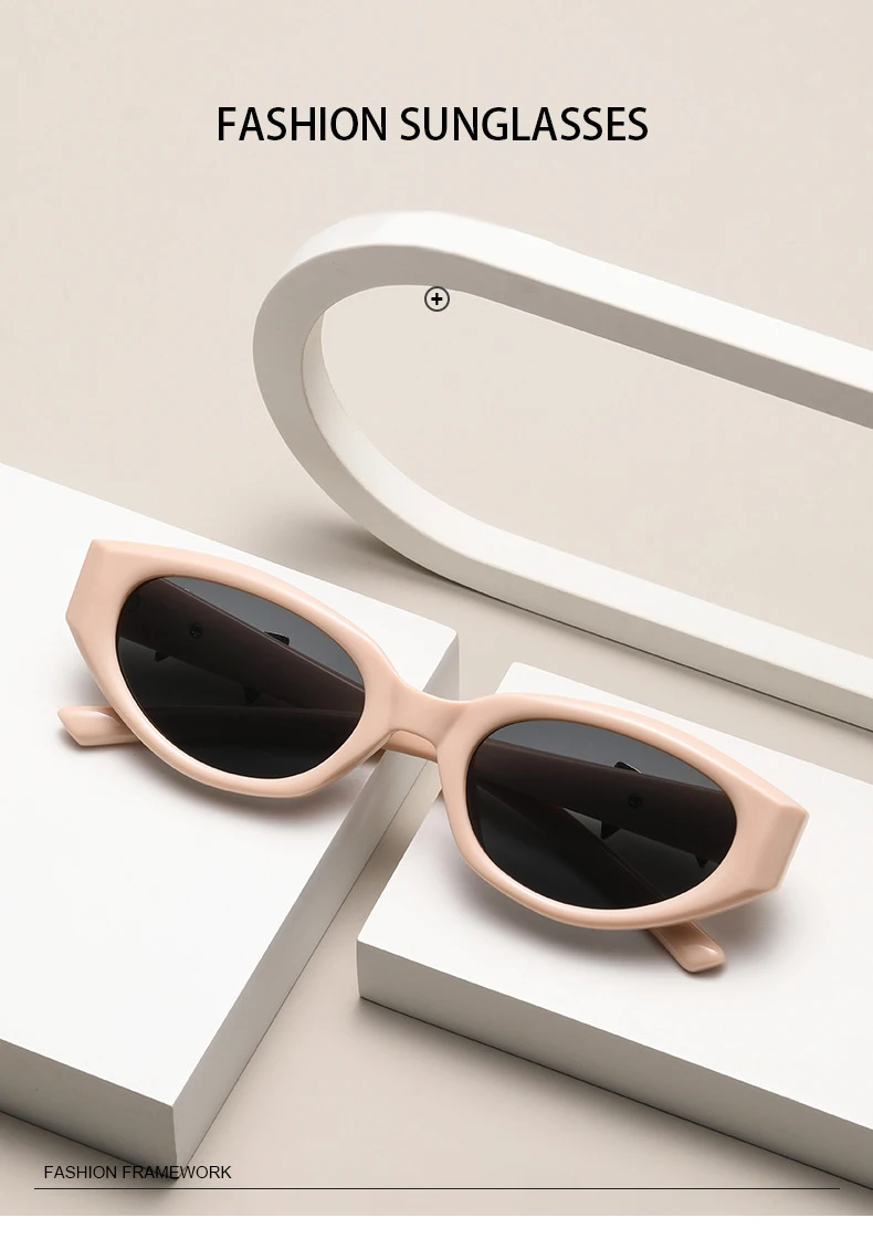 Mode Cat Eye Sonnenbrille Frauen Hohe Qualität UV400 Sonnenbrille Retro Brillen Bogen Verschönerung Oculos Marke Designer Sonnenbrille – Detail 2
