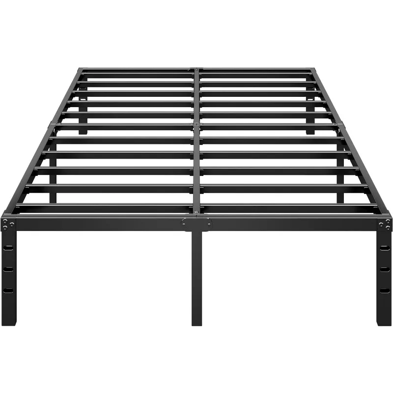 

14 Inch Metal Platform Bed Frame, Full Size Bed with Heavy Duty Strong Support Slats, Easy to Assemble,Black