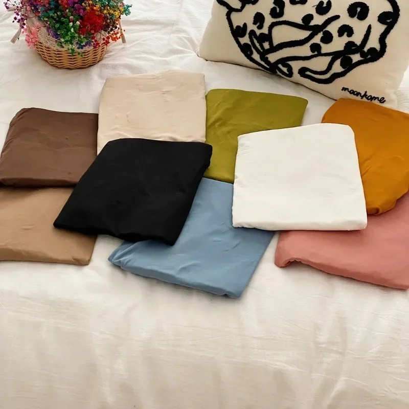 Autumn Winter Women T Shirt Long Sleeve Solid Color Pullover Basic Half Turtleneck Slim Fit Casual Top Korean Fashion Undershirt image 4