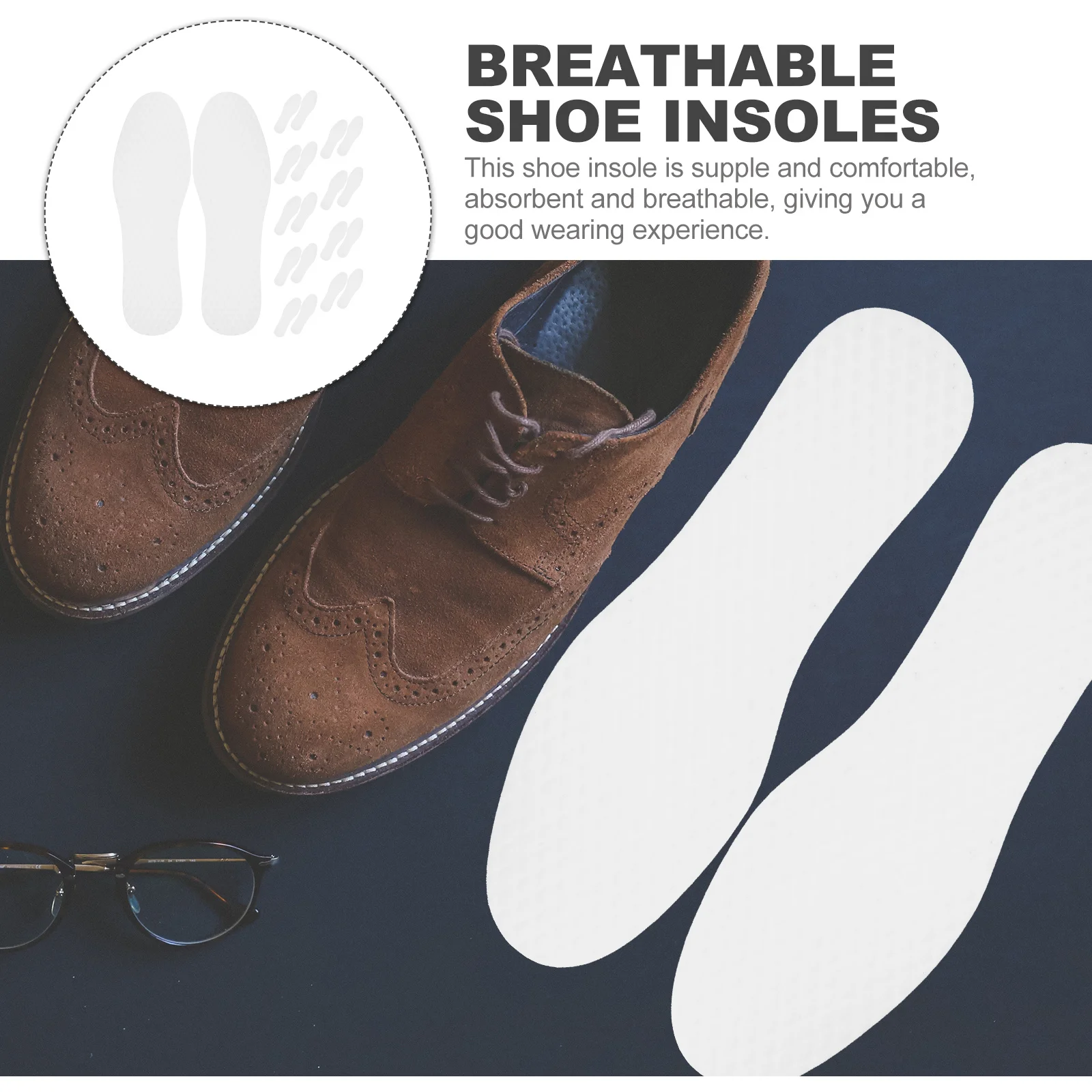 Plantillas de zapatos de 20 piezas, suelas interiores finas para mujeres y hombres, transpirables, cómodas, deportivas, para correr, senderismo, botas, herramienta de cuidado de los pies de repuesto