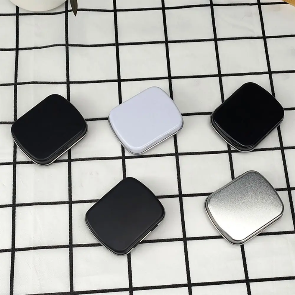 2Pcs Empty Watercolor Paint Palette 12/24 Grids Mini Watercolor Iron Box Moisture-proof Portable Paint Pigment Box