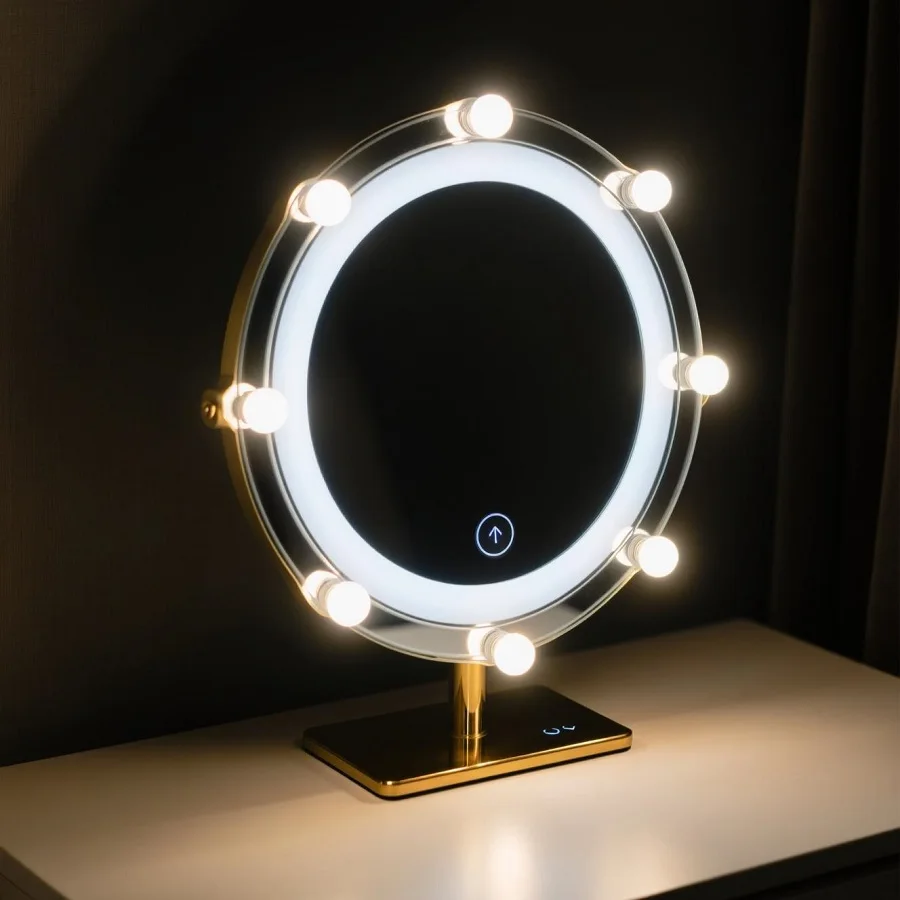 o instalar un espejo con luces en el baño?