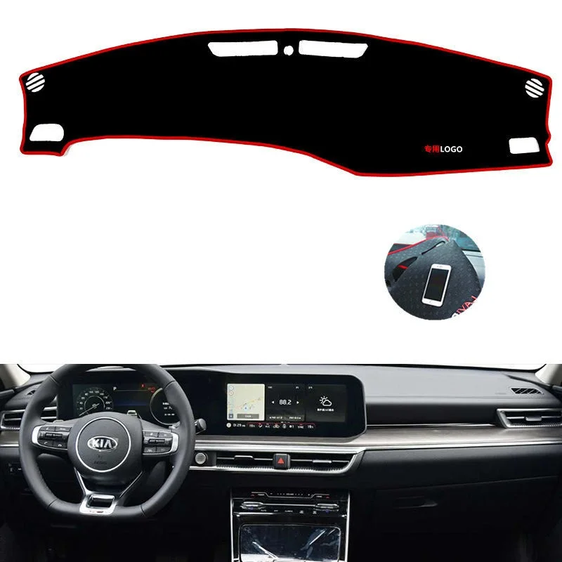 For Kia K5 All New K5 2020 Left Right Hand Drive Non Slip Dashboard Cover Mat Instrument Carpet Car Accessories