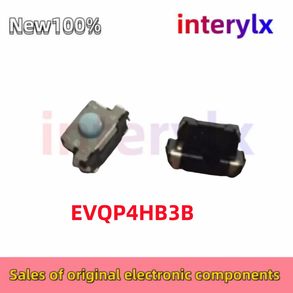 10 unids/lote Original EVQP4HB3B EVQ-P4HB3B Interruptor táctil de silicona resistente al agua 6*3,5*2,5 botón de Control remoto de coche prensa lateral
