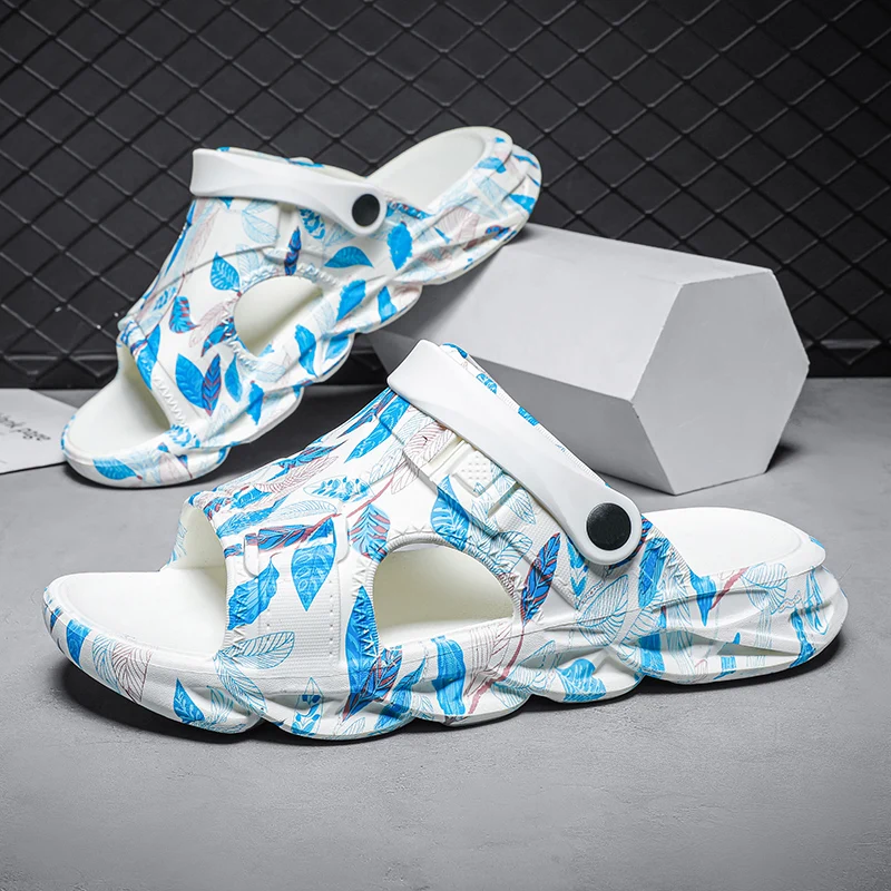 

Solid Colour Indoor Beach Sandals 2025 Summer Men Slippers New Arrival Man Casual Sandal Fashion Comfort Anti Slip Footwear Male