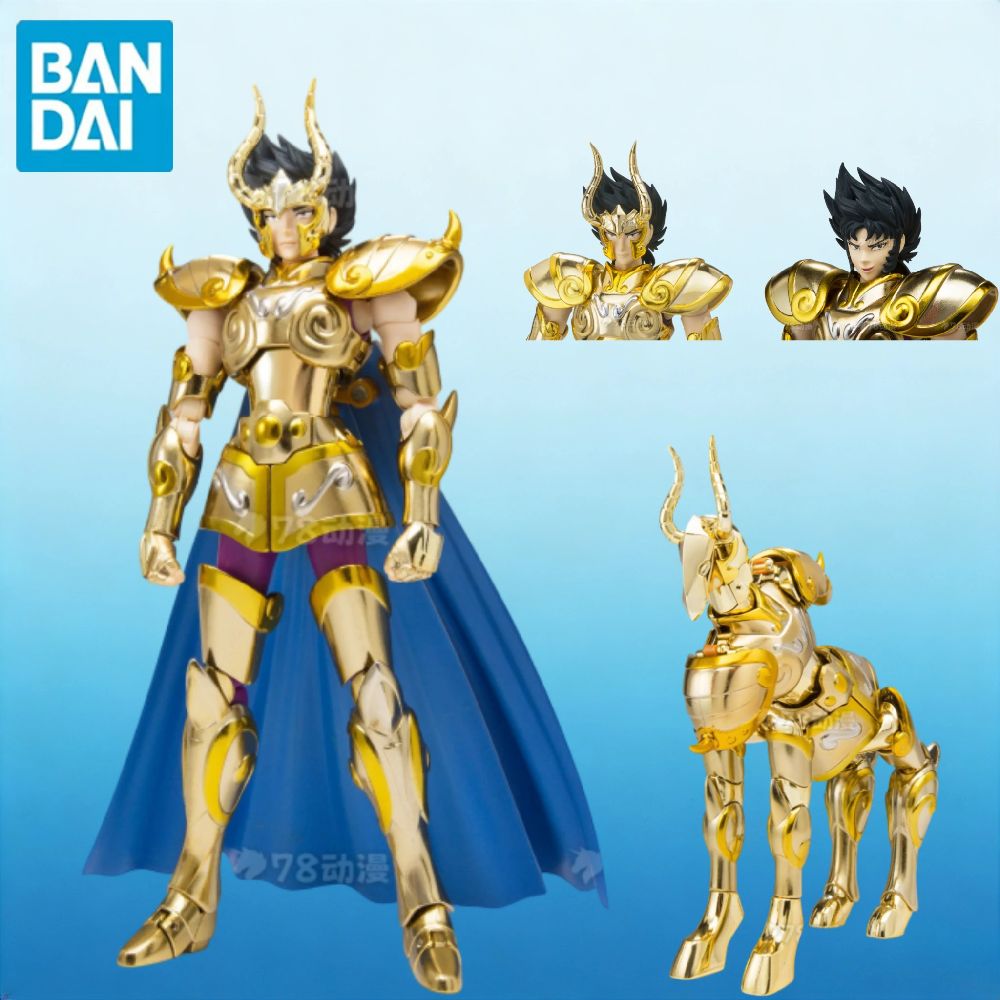 

In-stock Bandai Saint Seiya Cloth Myth EX Gold Capricorn Shura 2.0 Version Alloy Action Figure Model Collectible Gift
