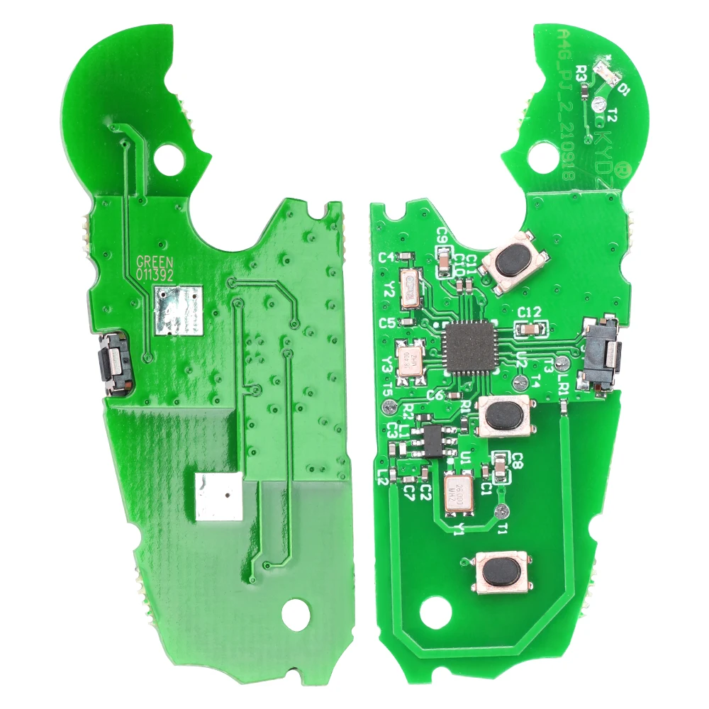 DIYKEY Flip Remote Car Key Fob 4 pulsanti per Audi A3 TT 2007 2008 2009 2010 315MHz ID48 Chip 8 p0 837 220E/muslimah