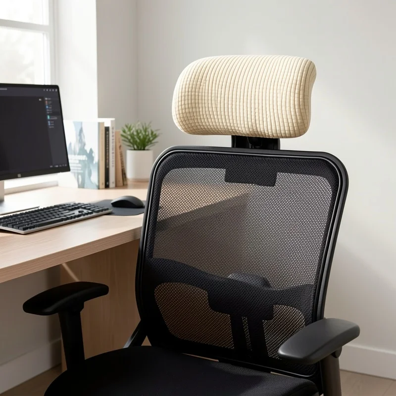 1PC Universal Size Jacquard Chair Cover With Headrest Protection Seat Slipcover For Living Rooms Dining Rooms