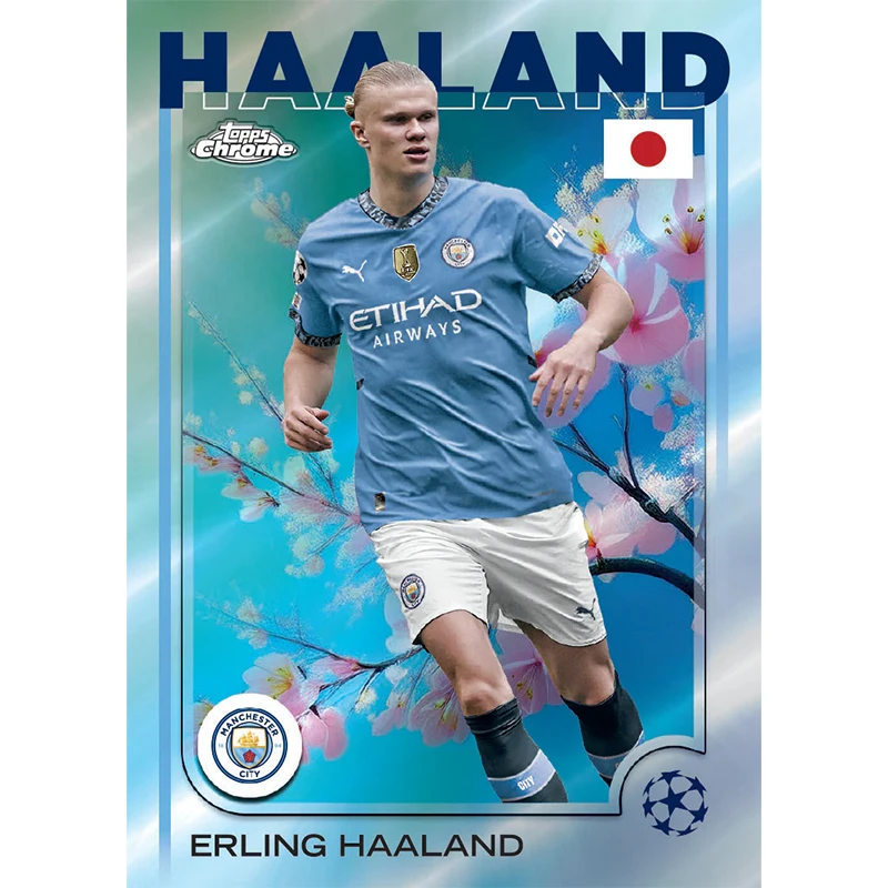 2025 Topps Japan Edition Soccer Sakura Limited Edition Collection Card Haaland Yamal Limited Signature #2