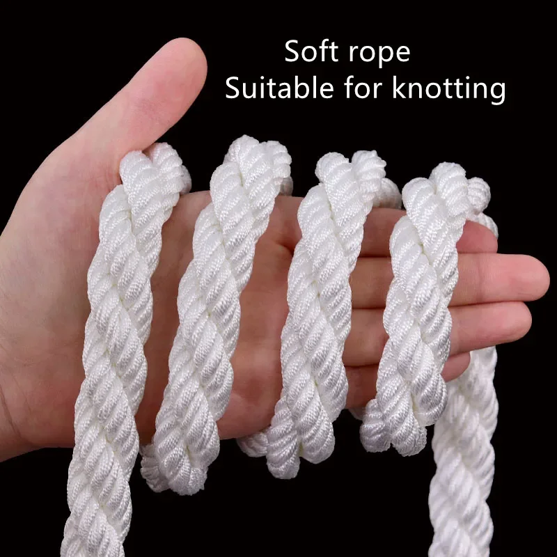 Polyester Binding Rope,Brake Soft Cords, Outdoor Wear-Resistant, Sun-Resistant, Clothes Drying Quilt, Household Pull-Tie Truck