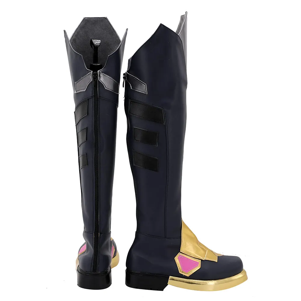 Valorant Reyna – chaussures de Cosplay, bottes pour Costumes d'halloween, accessoires sur mesure