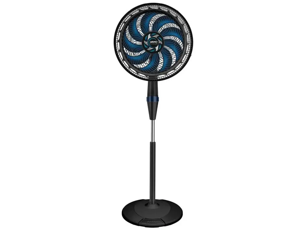 Ventilador de Coluna Arno X-Treme 9 VE9C 40cm 9 Pás 3 Velocidades Preto e Azul Escuro 2720018338 - 110V