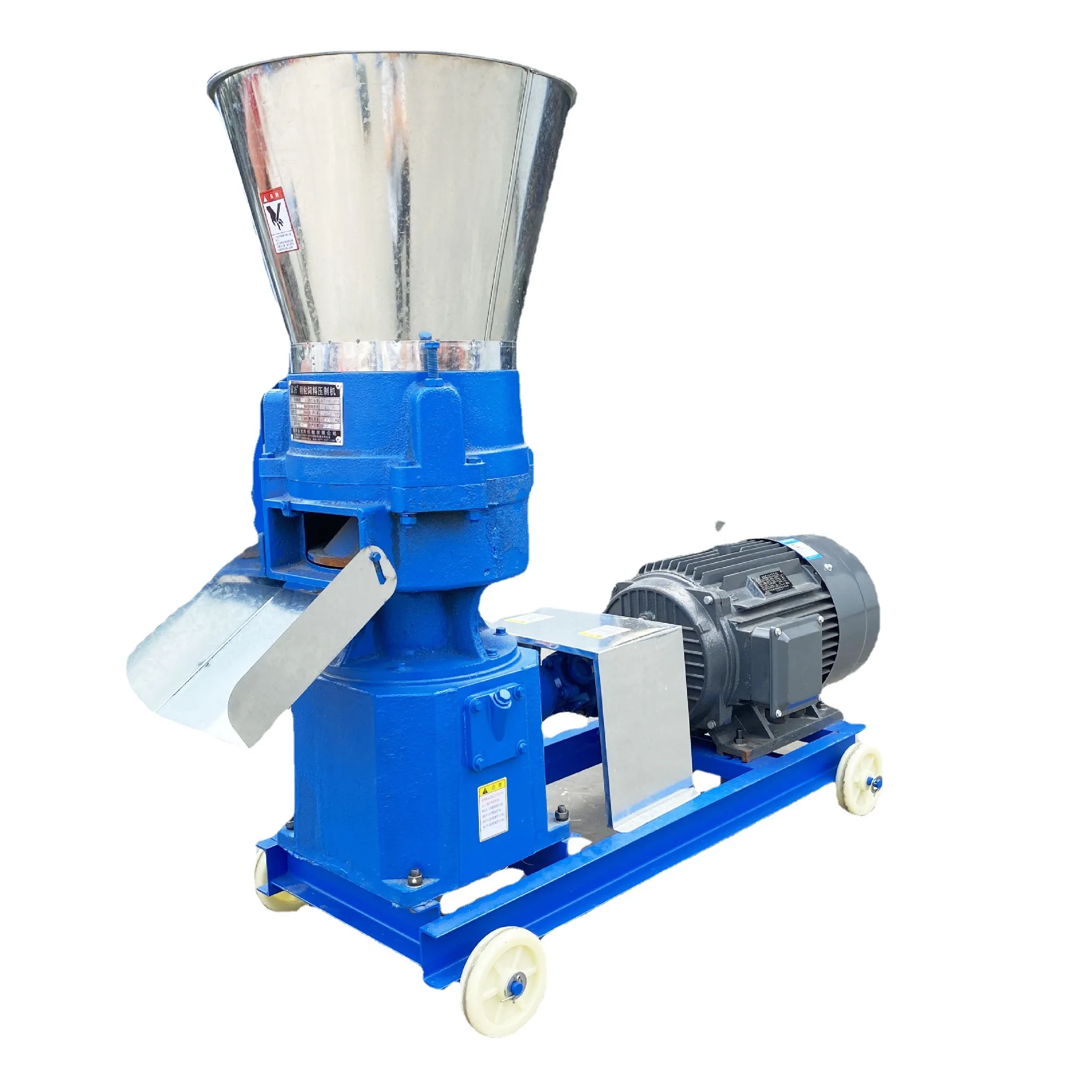 

Liyang HY 100-1500 Kg/H roller turning Biomass Wood Pellet Press pelletizer Wood Pellet Mill Pellet Making Machine