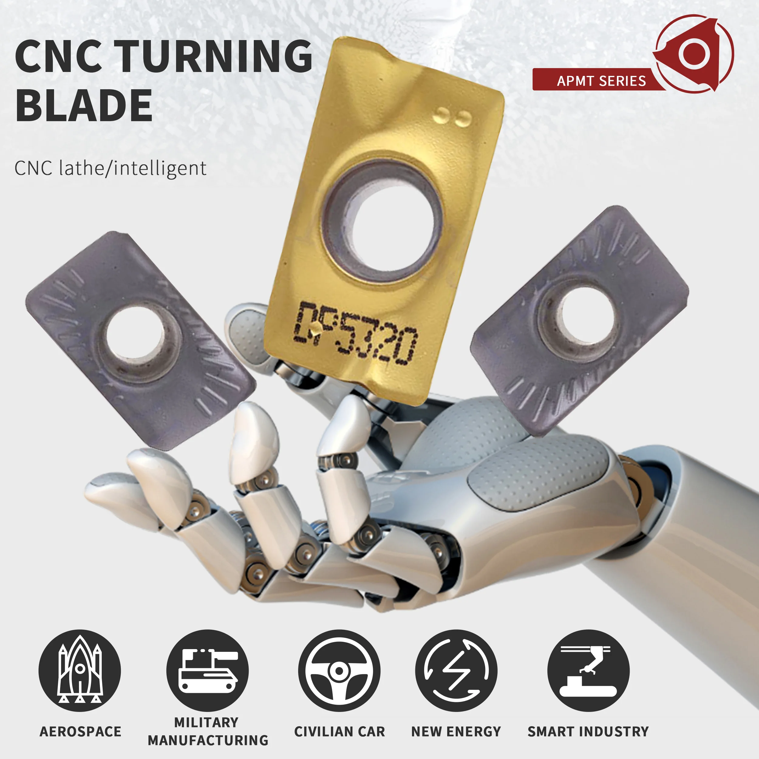 ماكينة خرط, 10 قطعة APMT1135 PDER APMT1604 DP5320 APMT 1604 DP5420 آلة خرط CNC كربيد حادة تحول إدراج طلاء عالي الجودة