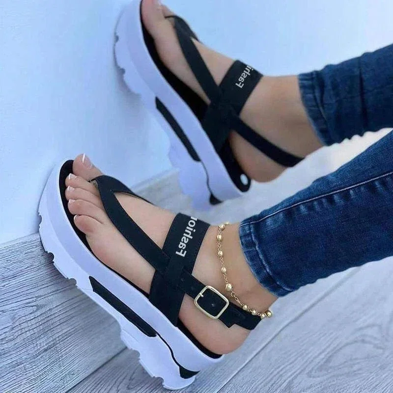 2024 New Sandals Shoes Women Flip Flops Women's Shoes Casual Ladies Shoes Buckle Women Shoe Open Toe Slipper Female Footwear