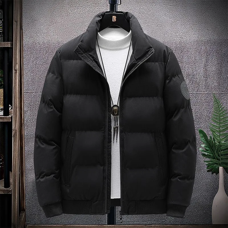 2024 Autumn/Winter Fashion Thickened Warm Large Size Cotton-Padded Jacket For Men Casual Loose Comfortable High Quality Coat 8XL