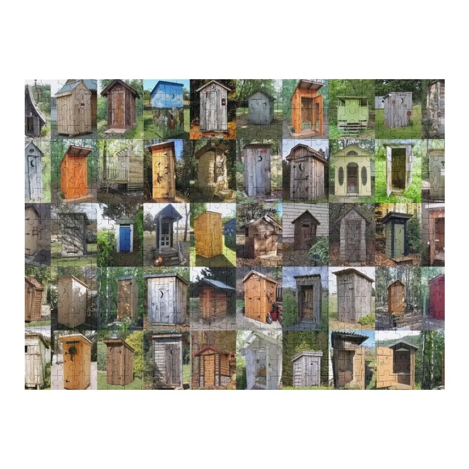 

Пазл Outhouses на заказ, деревянный подарок, индивидуальное имя, детская игрушка, фото, персонализированные подарки, пазл