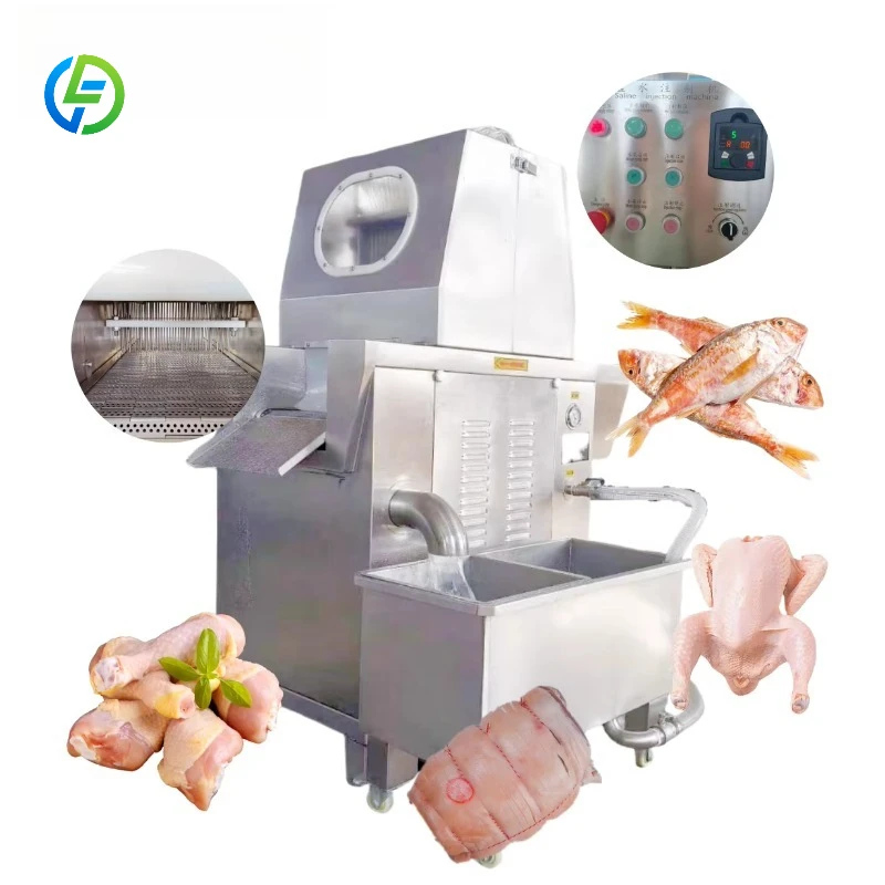 FL Customized Automatic Control Saline Injection Machine Meat Brine Injecting Machine for Mass Production