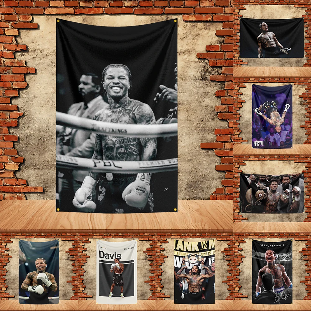 

90X150ft Gervonta Davis Boxing Party Flag Polyester Printed Flag Banner Tapestry for Garden Garage Decoration Concert Flag