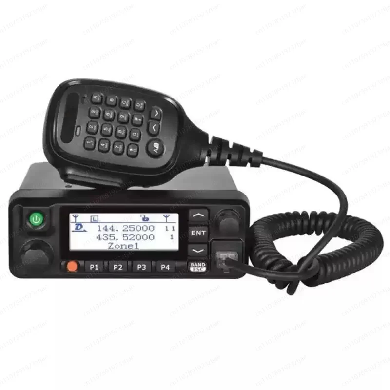 M-D-9600 DMR Dual Band Mobile Radio – UHF/VHF Walkie Talkie with GPS & Programming Cable Support