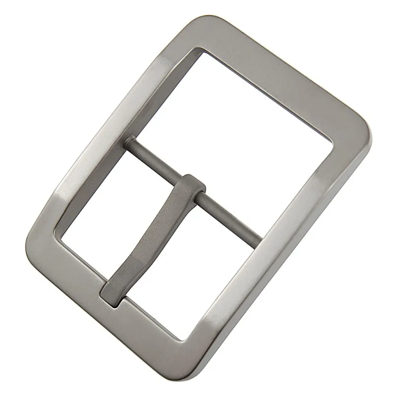 35/40 مللي متر التيتانيوم النقي دبوس مشبك الجليد زهرة حزام الرأس-التيتانيوم معدن الجلد ودية غير قابل للصدأ الرجال الترفيه موضة حزام مشبك