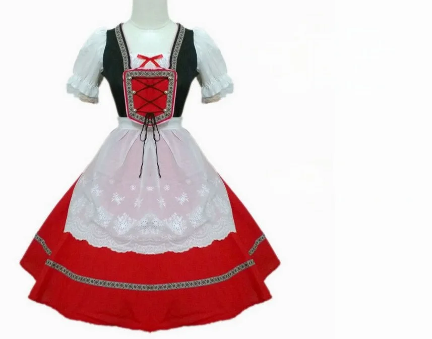 大きいサイズのバイエルンビール祭りメイドコスチューム ex Par パフォーマンス衣装 ローリーンテーマ カジュアルウェア 夏 208
