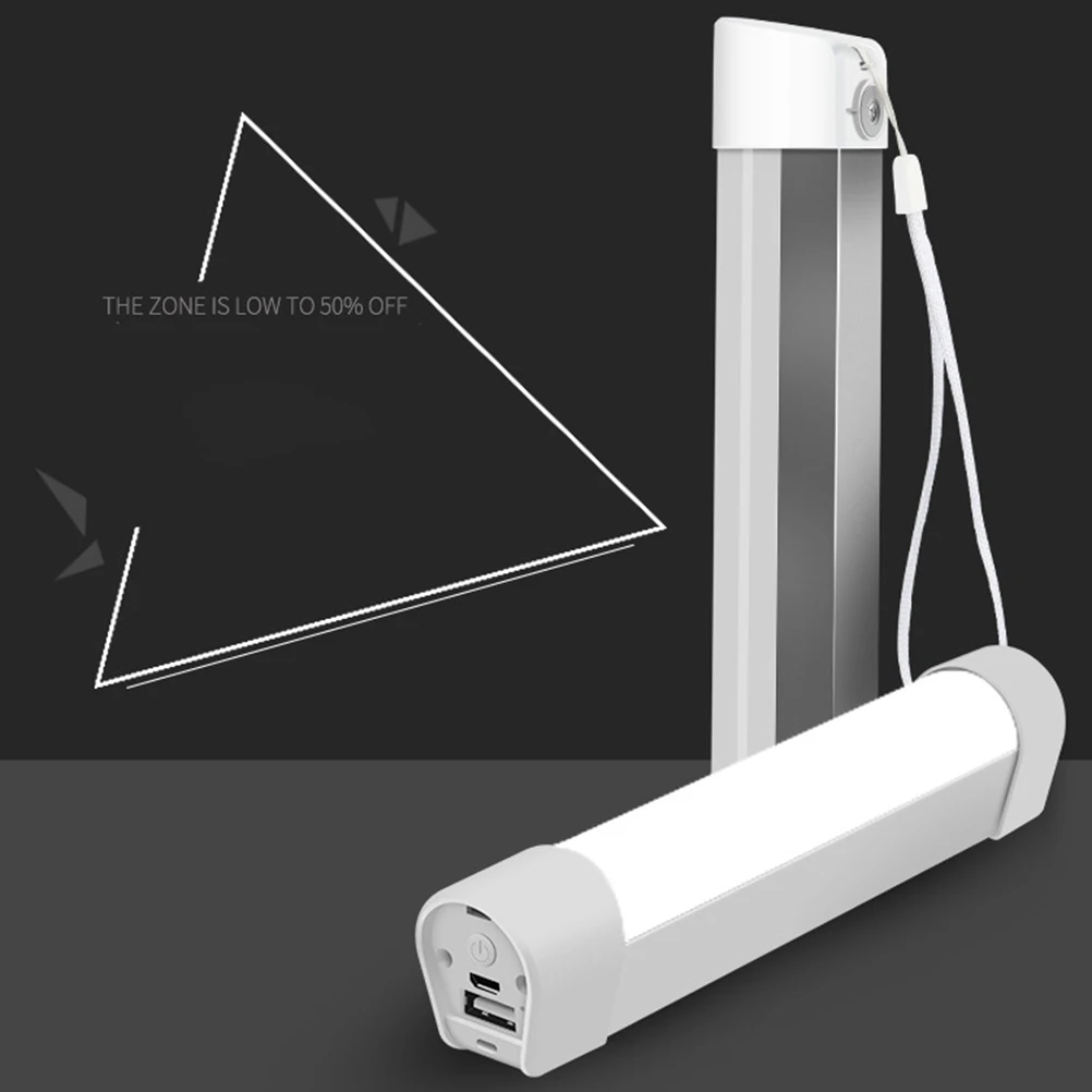 Portable Led Camping Lamp 4400Mah Rechargeable Usb Built-In Magnet Outdoor Emergency Light For Tent Night Market Camping Light