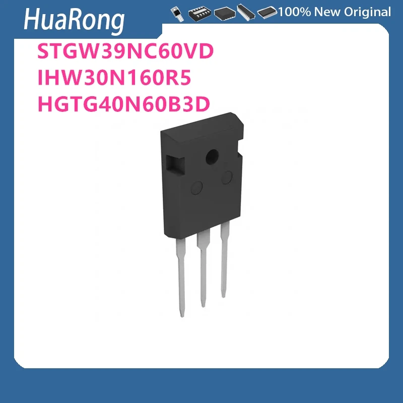 10Pcs/Lot STGW39NC60VD GW39NC60VD IHW30N160R5 H30SR5 HGTG40N60B3D G40N60B3D TO-247